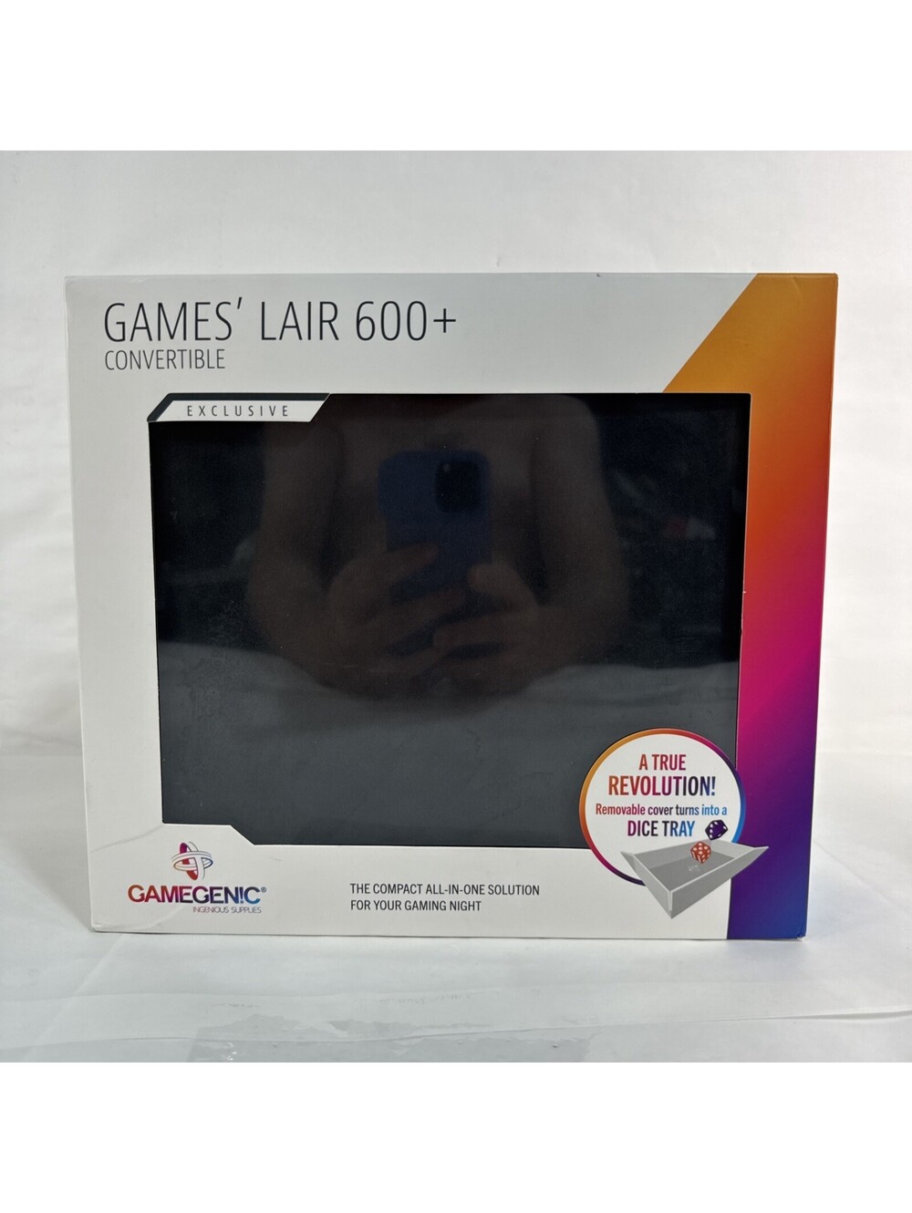 Gamegenic Games Lair 600+ Black Convertible Gaming New